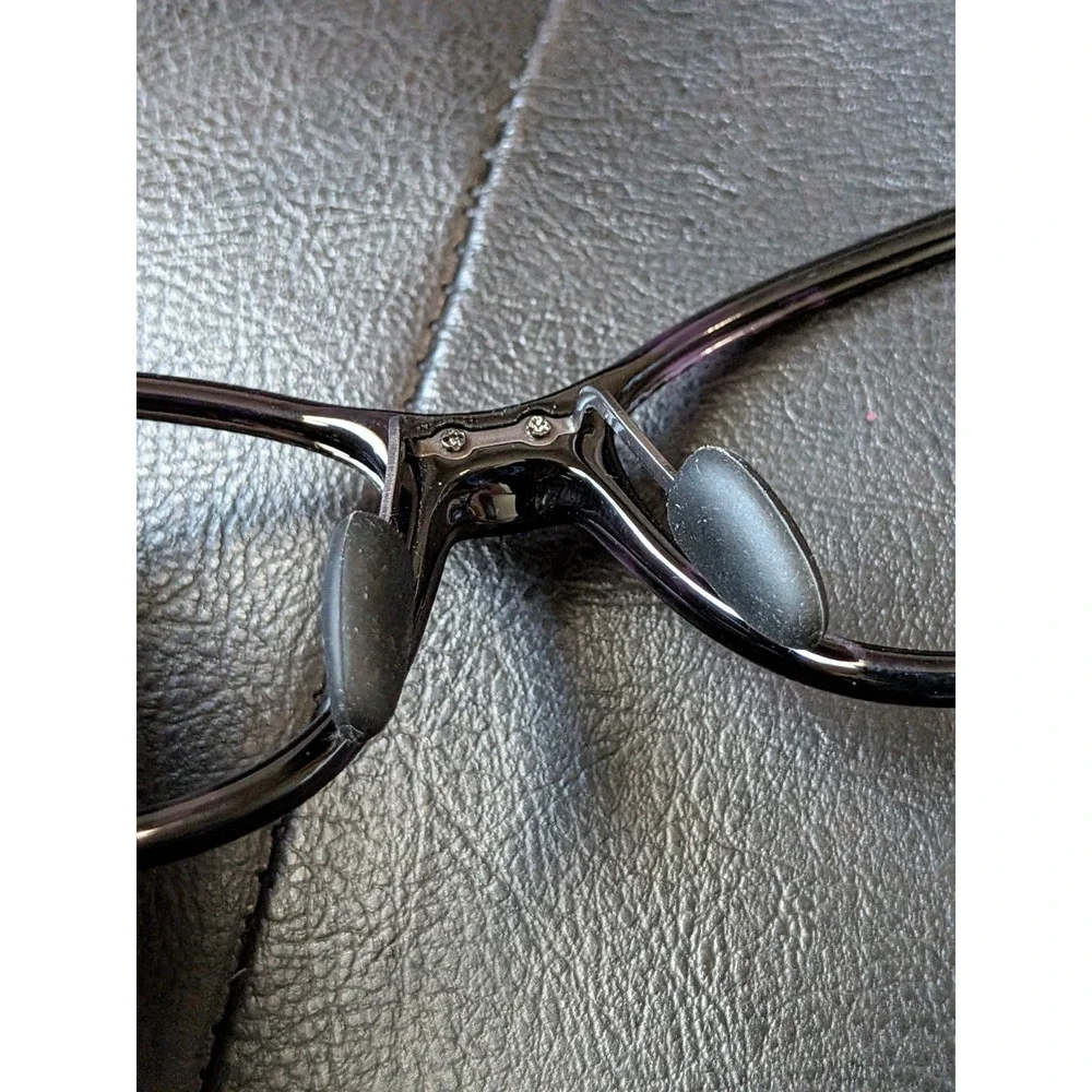 Maui Jim Tortoise Purple Lucite Rectangular Wrap Glasses Japan MJ433N 56 16 130